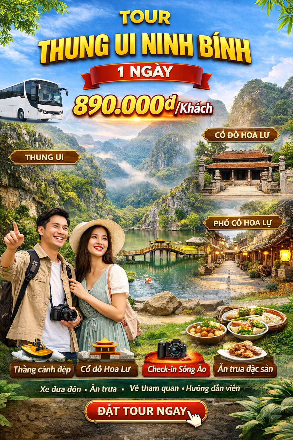 Tour Thung Ui Ninh Bình 1 Ngày